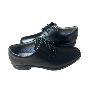 Florsheim Men's Black Leather Oxford Dress Shoes Round Toe Flexsole 9 NWOB